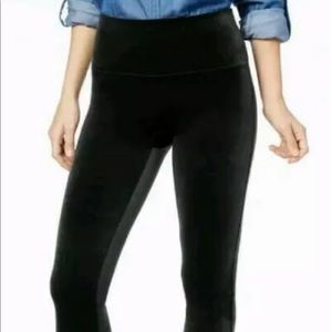 SPANX Black Velvet Leggings